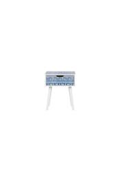 Birlea Santorini 1 Drawer Bedside Cabinet Chest Table Shabby Chic Blue - Size: Medium - thumbnail 7