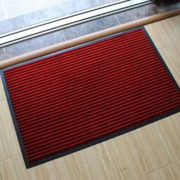 EONLION DOOR MAT KITCHEN HALLWAY FLOOR RUG in Red - Size: 100 cm x 110 cm - thumbnail 3