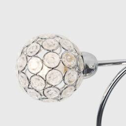 EONLION 3 Way Ceiling Light Fitting Acrylic Jewel Shades in Silver - thumbnail 4