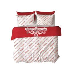 Liverpool FC Tone Duvet Cover Set in Red - Size: Double - thumbnail 3