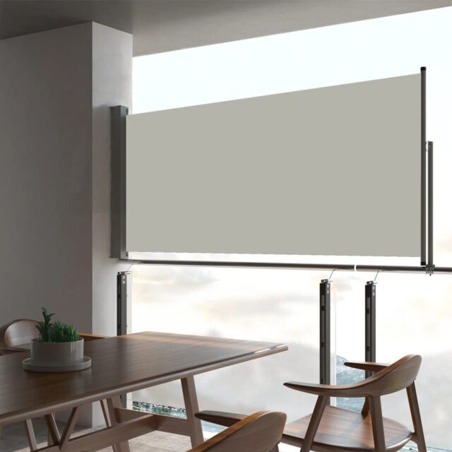Berkfield Home Patio Retractable Side Awning 60x300 cm Cream in Beige - image 1