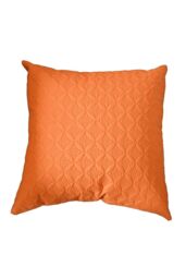 Homescapes Ultrasonic Quilted Embossed Cushion Cover in Orange - Size: 50 cm x 75 cm - thumbnail 1