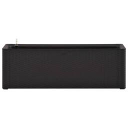 Berkfield Home Garden Raised Bed with Self Watering System Anthracite 100x43x33 cm in Black - Size: 100 x 43 x 33 cm - thumbnail 3