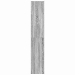 Berkfield Home Bookcases 2 pcs Stackable Grey Sonoma 30x30x80 cm Engineered Wood - Size: 30 x 30 x 80 cm - thumbnail 5