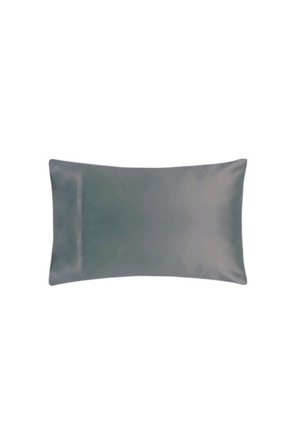 Belledorm Egyptian Cotton 200 Thread Count Housewife Pillowcase Pair in Dark Grey - image 1