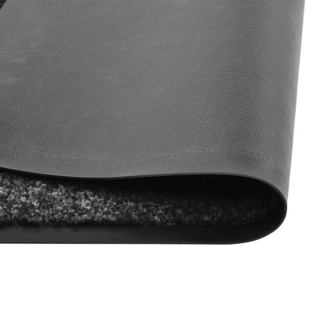 Berkfield Home Doormat Washable Black 90x150 cm - image 1