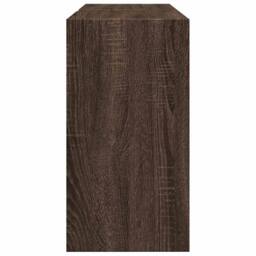 Berkfield Home Sink Cabinet Brown Oak 90x29x55 cm Engineered Wood - Size: 90 x 29 x 55 cm - thumbnail 6