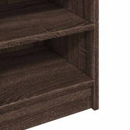 Berkfield Home Sink Cabinet Brown Oak 90x29x55 cm Engineered Wood - Size: 90 x 29 x 55 cm - thumbnail 9