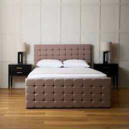 PARADISE BEDS LTD Classic Ottoman Double Bed Set in Taupe - thumbnail 2