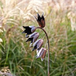 Paper High Metal Bluebell Garden Stake in Bronze - thumbnail 3