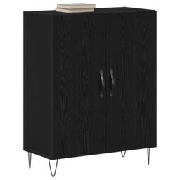 Berkfield Home Sideboard Black Oak 69, 5x34x90 cm Engineered Wood - Size: 5 x 34 x 90 cm - thumbnail 3