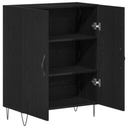 Berkfield Home Sideboard Black Oak 69, 5x34x90 cm Engineered Wood - Size: 5 x 34 x 90 cm - thumbnail 5