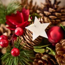 Dibor Traditional Starry Night Autumn Wreath Winter Spring Wreath 35cm - thumbnail 4