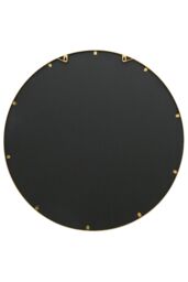 "MirrorOutlet Gold Metal Framed Round Window Wall Mirror 31"" X 31"" (80x80CM) - Size: 1 Pack" - thumbnail 3