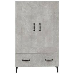 Berkfield Home Highboard Concrete Grey 70x31x115 cm Engineered Wood - Size: 70 x 31 x 115 cm - thumbnail 6