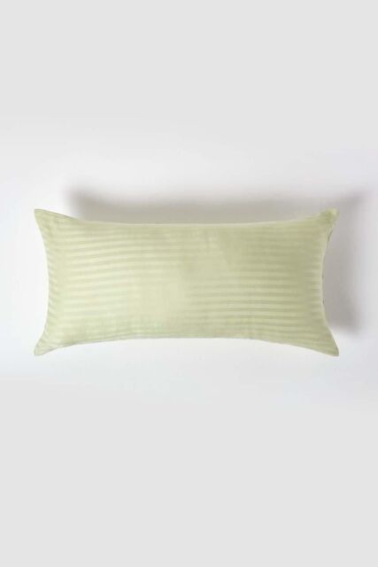 Homescapes Continental Egyptian Cotton Pillowcase 330 TC, 40 x 80 cm in Green - image 1