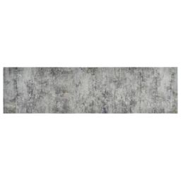 Berkfield Home Kitchen Rug Washable Beton 45x150 cm Velvet in Grey - thumbnail 2