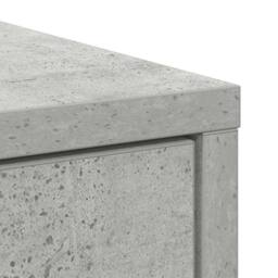 Berkfield Home Sideboard with Drawers & Doors Concrete Grey 70.5x34x74.5 cm - thumbnail 9