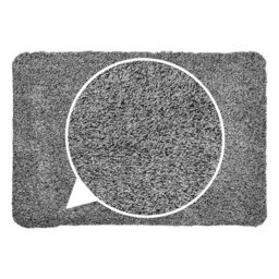 JVL Kensington Machine Washable Barrier Doormat 60x90cm Grey - Size: 60 cm x 90 cm - thumbnail 9