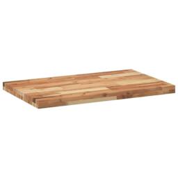 Berkfield Home Versatile Desk Top Oil Finished 80x50x4 cm Solid Wood Acacia in Brown - Size: 80 x 50 x 4 cm - thumbnail 4