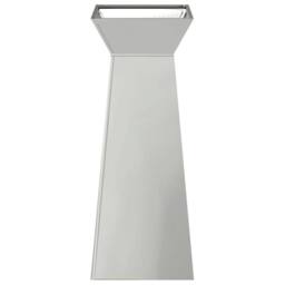 Berkfield Home Plant Stand Galvanised steel 40 x 40 x 101 cm Planters in Grey - thumbnail 5