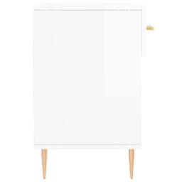Berkfield Home Shoe Bench High Gloss White 102x35x55 cm Engineered Wood - Size: 102 x 35 x 55 cm - thumbnail 7