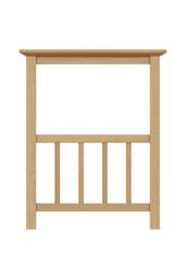 FWStyle Ready Assembled Natural Oak Magazine Table in Brown - thumbnail 2