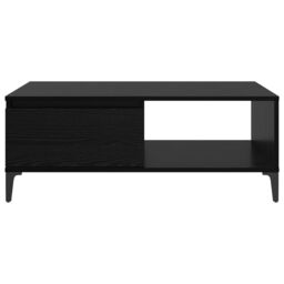 Berkfield Home Coffee Table Black oak 90 x 60 x 35 cm Engineered wood - thumbnail 6