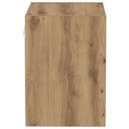 Berkfield Home Floating Shelf Artisan Oak 40x28, 5x40 cm Engineered Wood in Brown - thumbnail 6