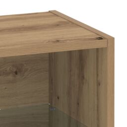 Berkfield Home Floating Shelf Artisan Oak 40x28, 5x40 cm Engineered Wood in Brown - thumbnail 8