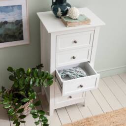 Nöa and Nani Karlstad Chest of Drawers 5 Drawer Tall in White - thumbnail 5