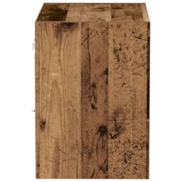 Berkfield Home Floating Shelf Old Wood 40x28, 5x40 cm Engineered Wood in Brown - thumbnail 6