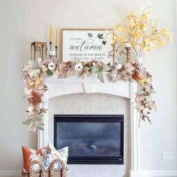 Garden Greatness 1.74m Pumpkin Maple Leaf Garland - Fall & Halloween Decor in Orange - Size: 1 Pack - thumbnail 2