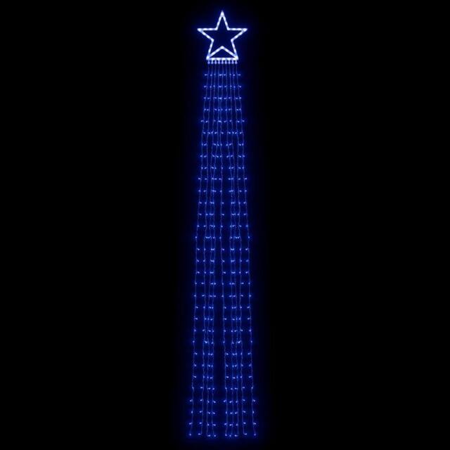 Berkfield Home Festive Christmas Tree light 320 LEDs Blue 375 cm - image 1
