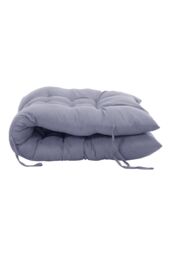 Garden Sanctuary 40x110cm Beach Lounge Seat Cushion Office Sofa Chair Cushion Rocking Chair Pad in Grey - Size: 40x110 cm - thumbnail 4