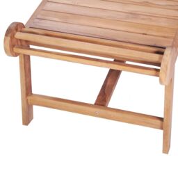 Berkfield Home Coffee Table 100x50x45 cm Solid Teak in Brown - Size: 100 x 50 x 45 cm - thumbnail 4