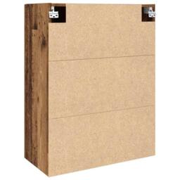 Berkfield Home Hanging cabinet Old wood 69.5 x 34 x 90 cm Engineered wood in Brown - thumbnail 8