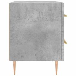 Berkfield Home Bedside Cabinet Concrete Grey 40x35x47.5 cm Engineered Wood - thumbnail 7