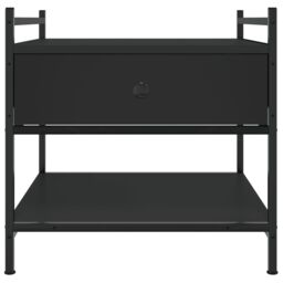 Berkfield Home Coffee Table Black 50x50x50 cm Engineered Wood - Size: 50 x 50 x 50 cm - thumbnail 6