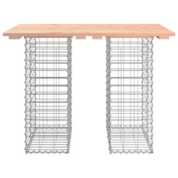 Berkfield Home Garden Bench Gabion Design 100x70x72 cm Solid Wood Douglas in Brown - Size: 100 x 70 x 72 cm - thumbnail 5