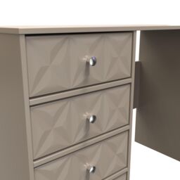 Ready Assembled 2 U Toledo 4 Drawer Vanity (Ready Assembled) in Light Brown - thumbnail 4