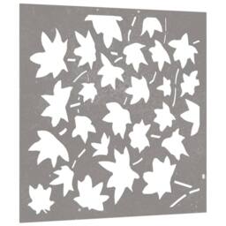 Berkfield Home Garden Wall Decoration 55x55 cm Corten Steel Maple Leaf Design in Brown - thumbnail 3