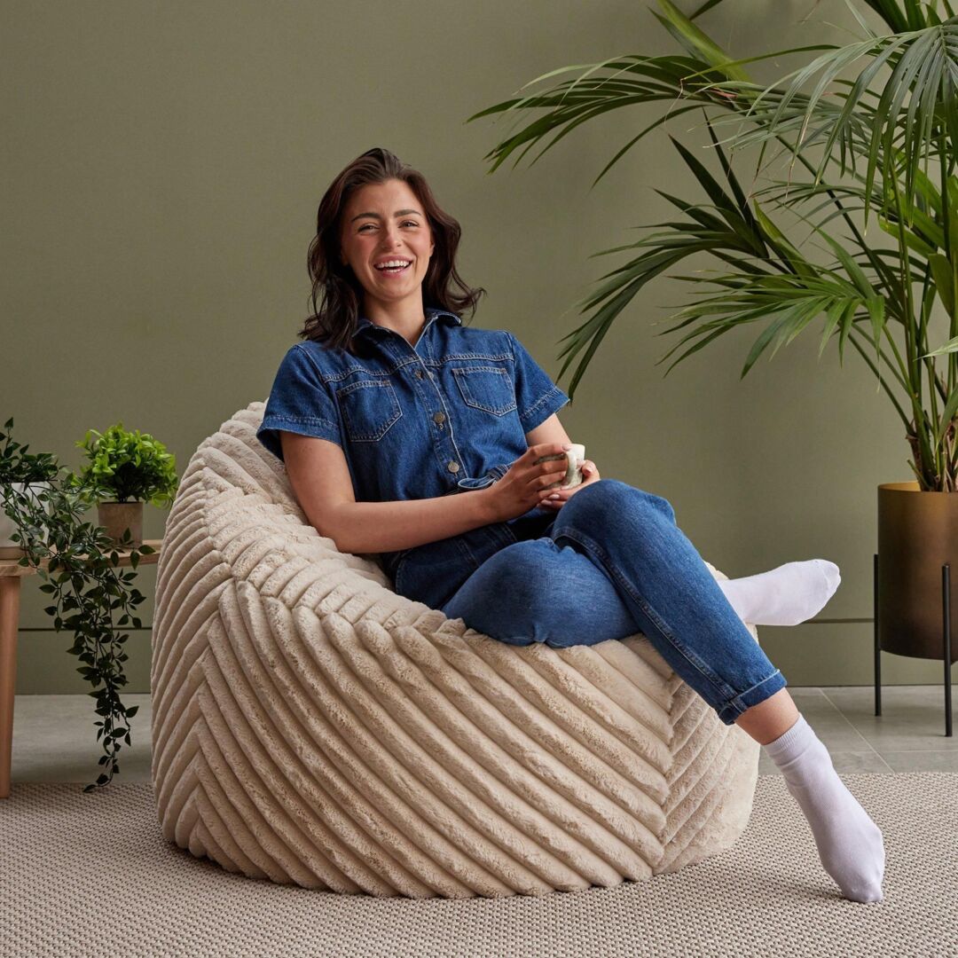 Outdoor Bean Kmart Bean Bag Chair Beanbag Lounger Tan Bean Bag