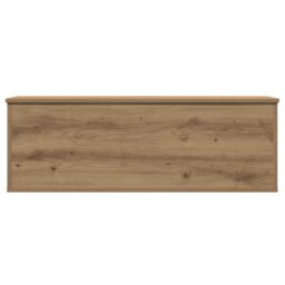 Berkfield Home Artisan Oak Storage Box 102x35x35 cm Made of Engineered Wood in Brown - Size: 102 x 35 x 35 cm - thumbnail 6
