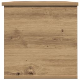 Berkfield Home Artisan Oak Storage Box 102x35x35 cm Made of Engineered Wood in Brown - Size: 102 x 35 x 35 cm - thumbnail 7