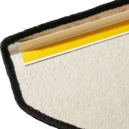 THE RUGS Modern Plain Rug Uni Colours Short Pile Polypropylene Area Rug in Black - Size: 80 cm x 150 cm - thumbnail 9
