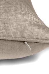 Fusion 'Strata' Luxe Velvet Filled Cushion in Natural - Size: 43 cm x 43 cm - thumbnail 2