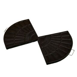 Samuel Alexander 2 Piece 14kg Black Hanging Banana Cantilever Garden Parasol Base Weights - thumbnail 7