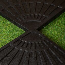 Samuel Alexander 2 Piece 14kg Black Hanging Banana Cantilever Garden Parasol Base Weights - thumbnail 3