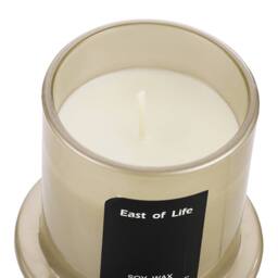 Garden Sanctuary Soy Wax Scented Candle Lychee & White Tea in Grey - thumbnail 5